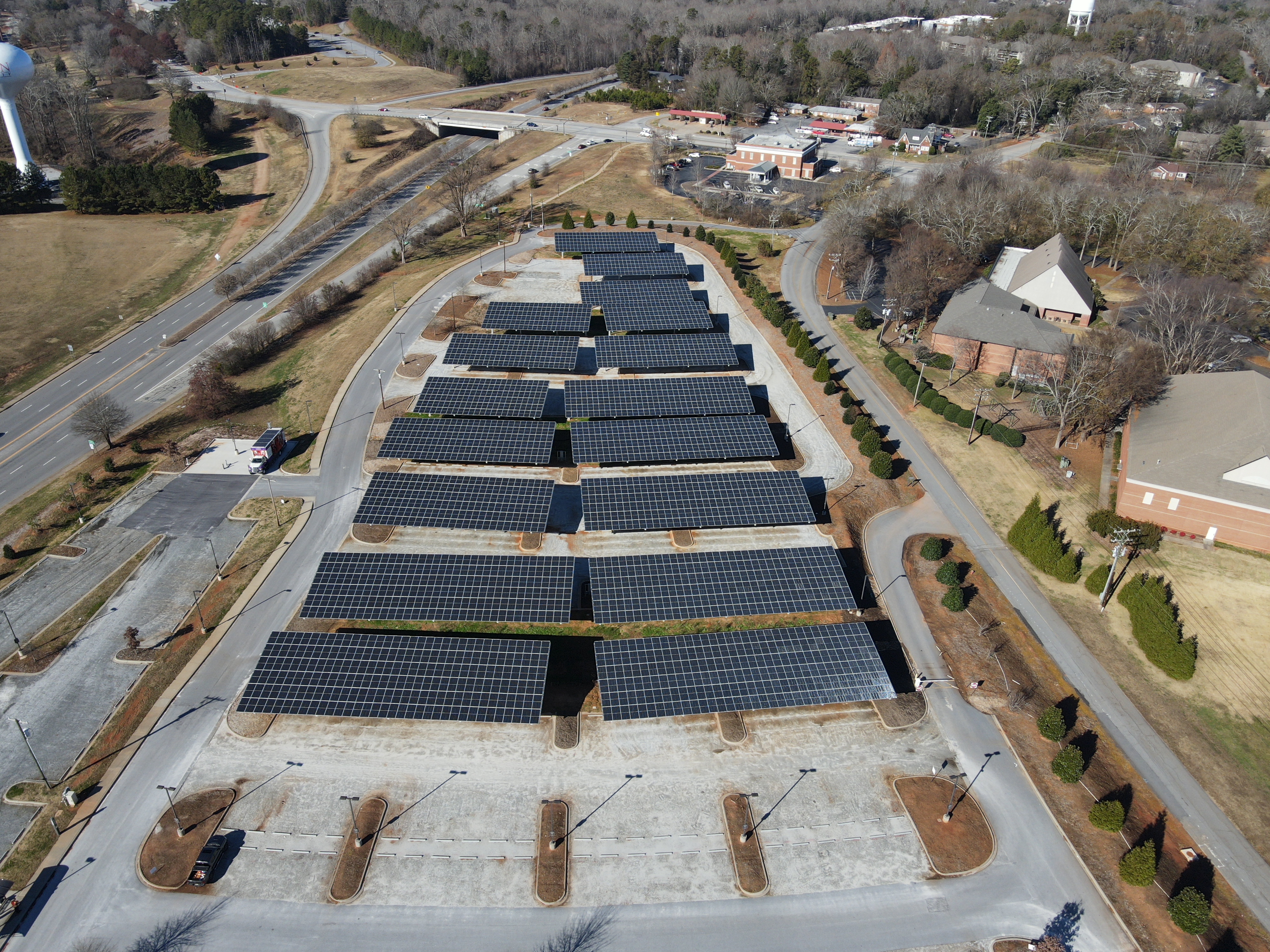 1.5 MW Carport | Solar + Storage Projects